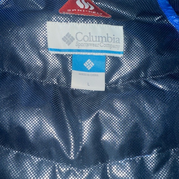 Columbia Metallic Blue Quilted Jacket - Picture 3 of 3